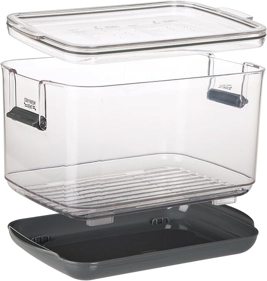 ProKeeper Produce Storage Container with Stay-Fresh Vent System – 5.7 Quarts, Airtight for Fruits & Vegetables
