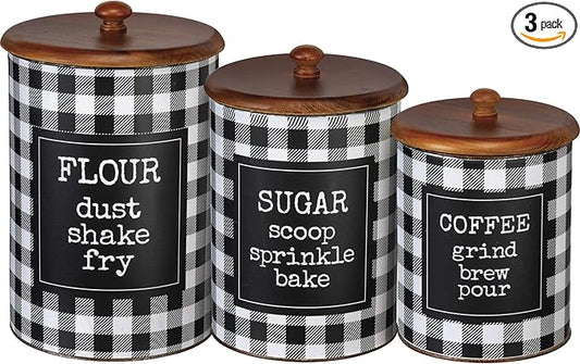 Canister Set - Flour Sugar Coffee