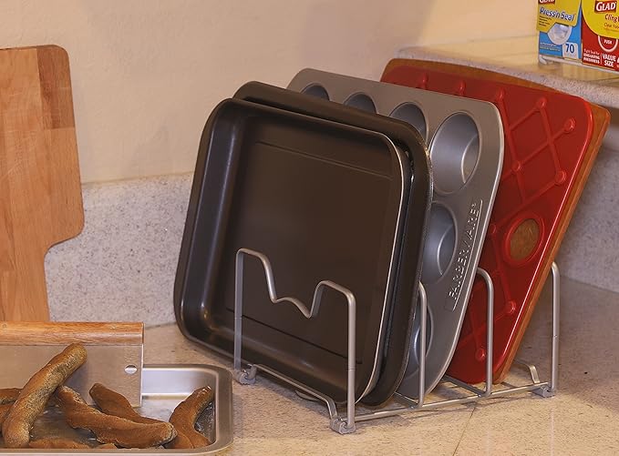 Simple Houseware Kitchen Houseware Organizer Pantry Rack, Silver