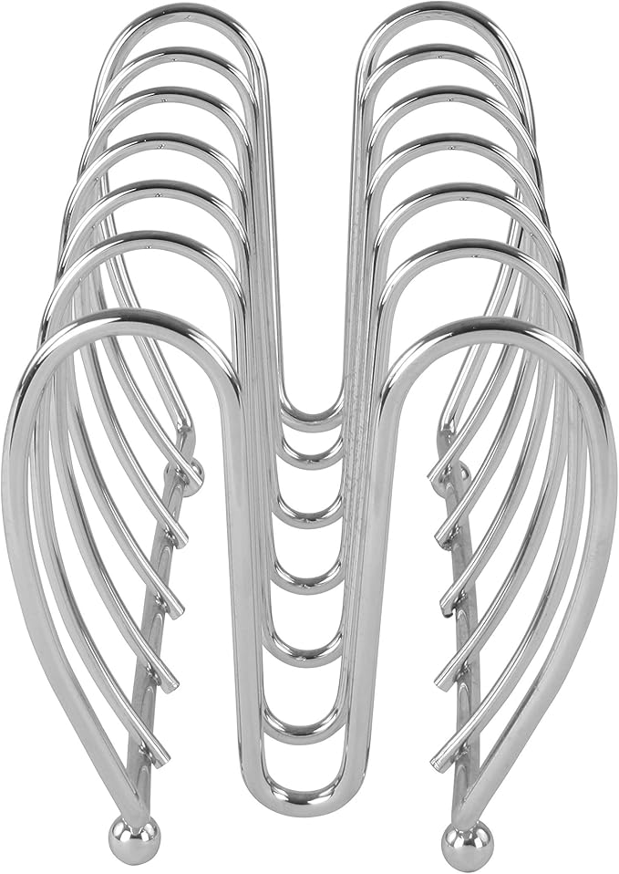 Spectrum Diversified 20870 Bloom Lid Organizer, Plate Rack, Cookie Sheet Holder Chrome
