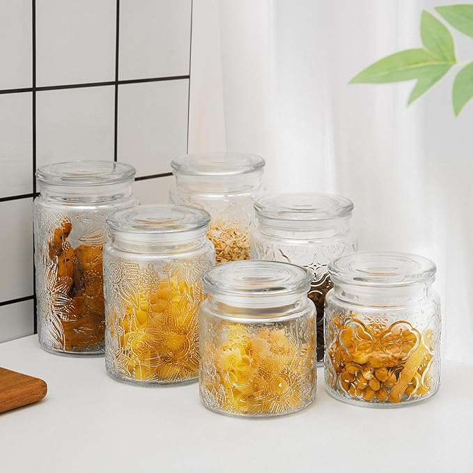 32oz Wide Mouth Mason Jars, 2-Pack Glass Jars With Lids, Pickle Canning Jars For Candy, Sugar, Coffee, Tea, Spice, Cookie, Dishwasher Safe