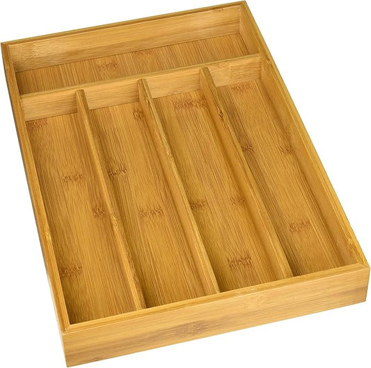 Cutlery TRAY-14.5" X 10", 14.5″ x 10″, Bamboo