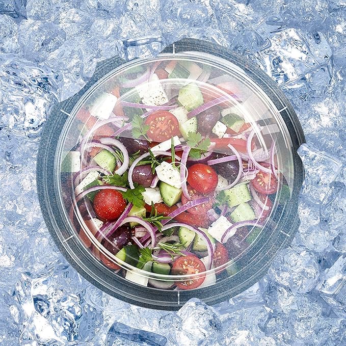 PrepNaturals 30 Pack Meal Prep Containers - 30 Pack of 24 Oz 100% BPA-free Plastic Food Storage Containers with Lids - Reusable Plastic Containers with Lids - Dishwasher Safe Lunch Containers
