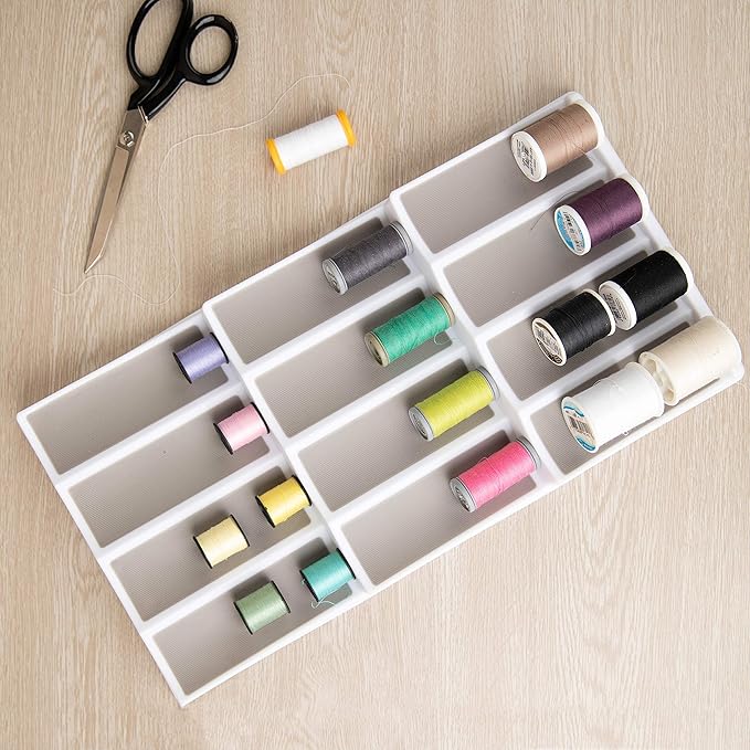3 Tier Kitchen Spice Rack Organizer | Non-Skid Storage Tray | 15.5 x 7.75 x 1.3 inches